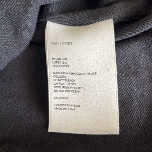 Oak + Fort open back mini dress, M - Picture 8 of 10